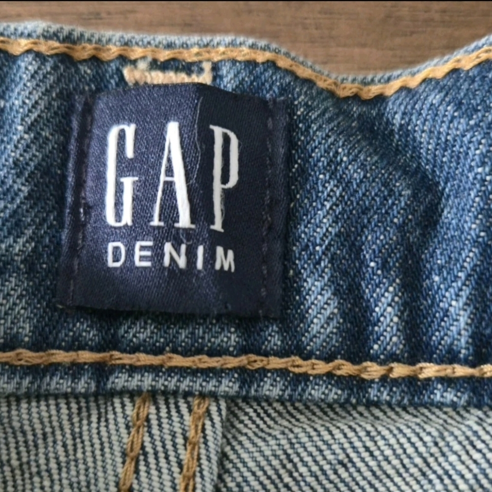Gap Women's High Rise Bermuda Short Size 4/27 Vintage Stretch Light Wash NWT - Picture 6 of 8